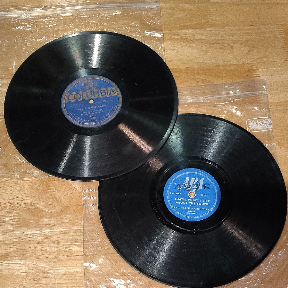 ⏺️ Set Of 2 Vintage 78 Records